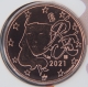 France 1 Cent 2021 - © eurocollection.co.uk
