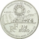 France 14 0,25 Euro Argent 2007 - Tricentenaire de la mort de Sébastien Le Prestre de Vauban dit Vauban - © NumisCorner.com