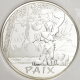 France 50 Euro Argent 2015 - Astérix II - Valeurs de la République - Astérix II - Paix - Idéfix - © NumisCorner.com