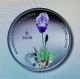 Grèce 5 Euro Argent - Environnement - Flore Endémique de la Grece - Iris Hellénique 2020 - © elpareuro