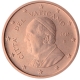 Vatican 1 Cent 2016 - © European Central Bank