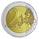 Chypre 2 Euro - 35 ans du programme Erasmus 2022 - © Central Bank of Cyprus