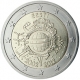 Estonie 2 Euro commémorative Dix ans de billets et pièces en euros 2012 - © European Central Bank