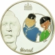 France 1 12 1,50 Euro Argent 2007 - Centenaire de la naissance d'Hergé - Tintin et Chang - © NumisCorner.com