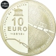 France 10 Euro Argent - UNESCO - Rives de Seine - Louvre - Pont des Arts 2018 - © NumisCorner.com