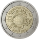 France 2 Euro commémorative 2012 Dix ans de billets et pièces en euros - © European Central Bank