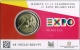 Italie 2 Euro commémorative 2015 - EXPO Milano 2015 - Coincard - © Zafira