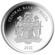 Malte 3 Euro - Caravaggio - Jérôme de Stridon 2022 - Relief - © Central Bank of Malta