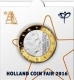 Pays-Bas 1 Euro 2016 - Holland Coin Fair - Coincard - © Zafira