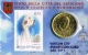 Vatican Euro Coincard 2011 - Pontificat de Benoït XVI n1 - avec un timbre - © Zafira
