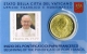 Vatican Euro Coincard 2013 - Pontificat de Benoït XVI n3 - avec un timbre - © Zafira